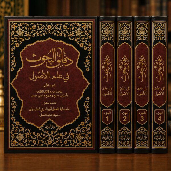 مجموعة كتاب دقائق البحوث في علم الأصول (4 مجلدات) – تأليف الشيخ علي أكبر سيفي مازندراني – دار التراث